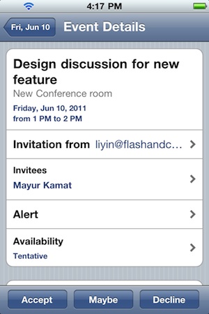 Google Calendar 2011 on Google Sync For Ios Updated With New Email Search  Calendar Events