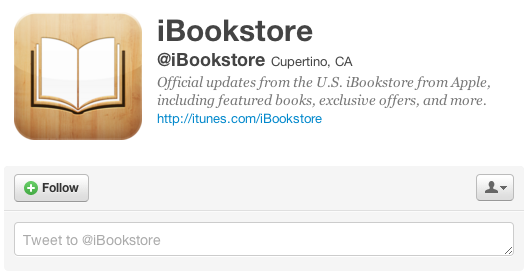 apple ibooks twitter