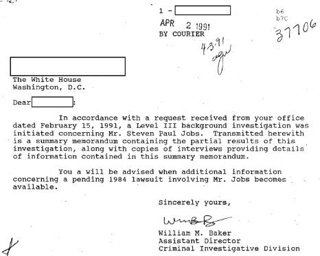 Steve Jobs' 1991 FBI File Released, Reveals Consideration for ...