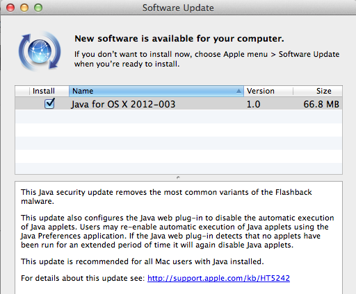 Install Java Update 7 Version 45