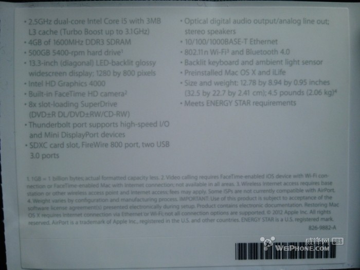 macbook pro specs