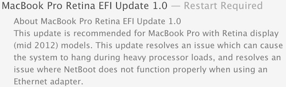 What Is Efi Boot Macbook Pro