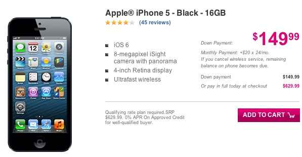 Mobile Raises iPhone Price by 50, Down Payment on iPhone 5 Starts ...