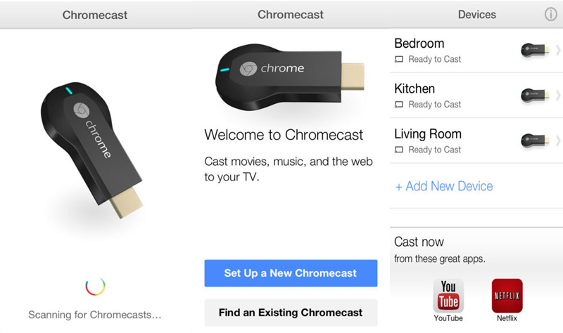 Chromecast app chrome