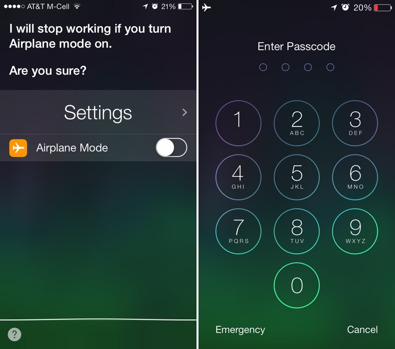 iOS 7 Allows Siri to Disable Find My iPhone via Airplane Mode in ...