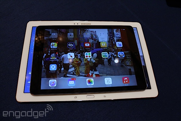 iPad vs. Samsung 12" title="ipadvssamsung12.jpg" width="630" height="420" class="aligncenter