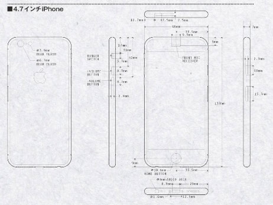 iPhone 6 Renderings Based on Leaked Schematics Highlight Larger