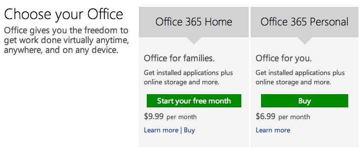photo of Microsoft Launches 'Office 365 Personal' Plan for One Mac and One iPad at $69/Year image