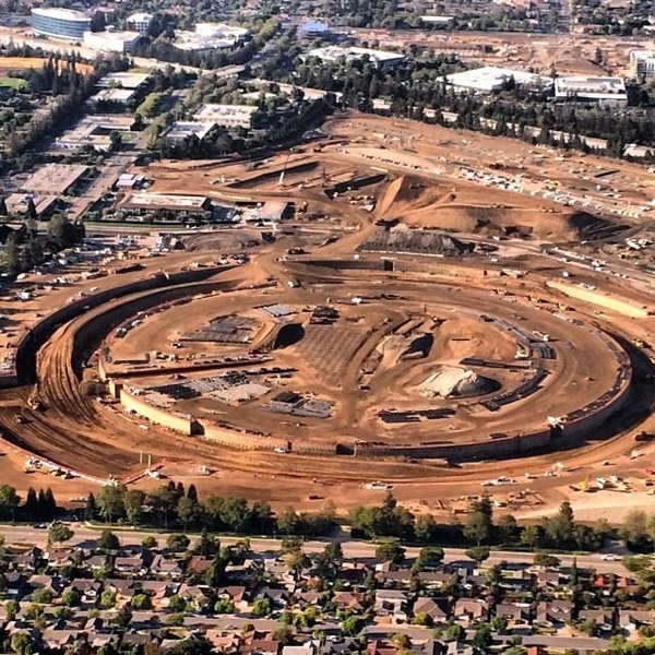 photo of Construction on Apple Campus 2 Progressing Rapidly, Walls Continue Taking Shape image