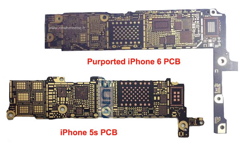 photo of Bare iPhone 6 Logic Board Surfaces, Claimed to Support NFC and 802.11ac Wi-Fi image