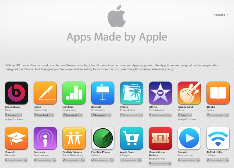 Apple Adds Beats Music To App Store List Of Apps Made By Apple Mac 1156