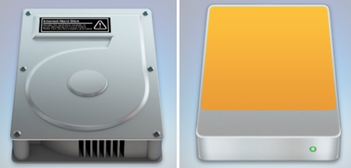 change the icon for an external hard drive on a mac