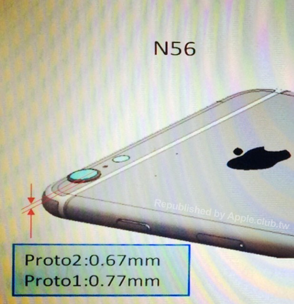 photo of Alleged Schematic Shows Protruding Camera Ring on 4.7-Inch iPhone 6 image