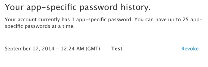 app specific apple passwords