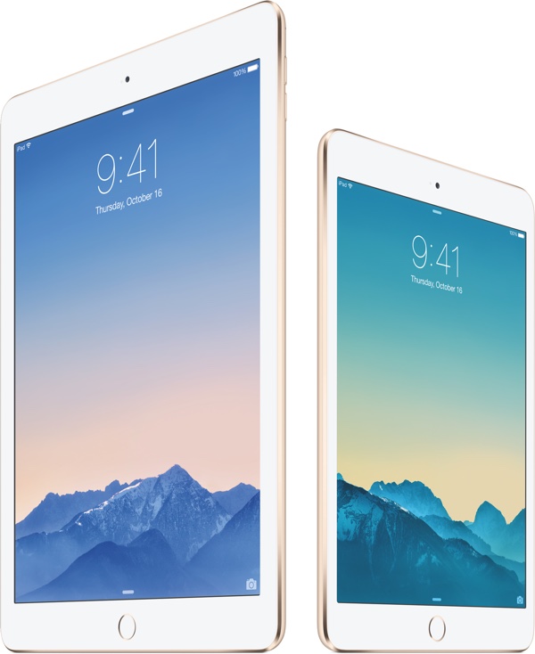 photo of iPad Air 2 and iPad Mini 3 Now Available for Pre-Order image