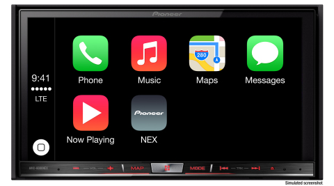 photo of First CarPlay-Compatible In-Dash Systems Now Available From Pioneer image
