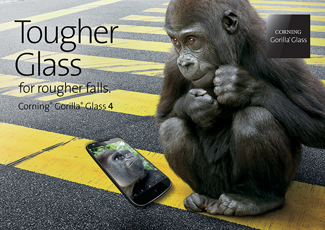 photo of Corning's Gorilla Glass 4 Promises Stronger Protection for Falls Onto Rough Surfaces image