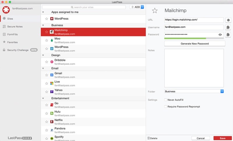 free for mac instal LastPass Password Manager 4.118