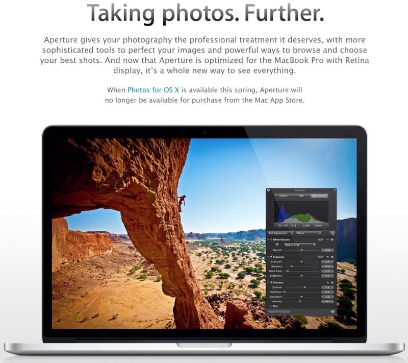 photo of Apple Confirms Aperture to Be Removed From Mac App Store After Launch of Photos for OS X image