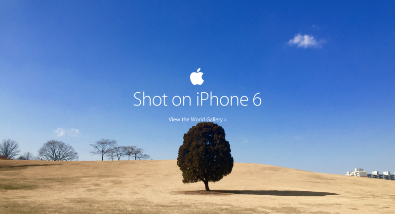 photo of Apple Showcases 'Shot on iPhone 6' World Gallery on Homepage image