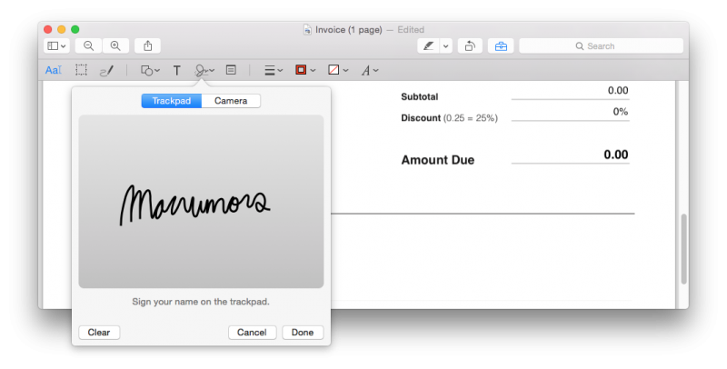 mac os preview add tags to pdf