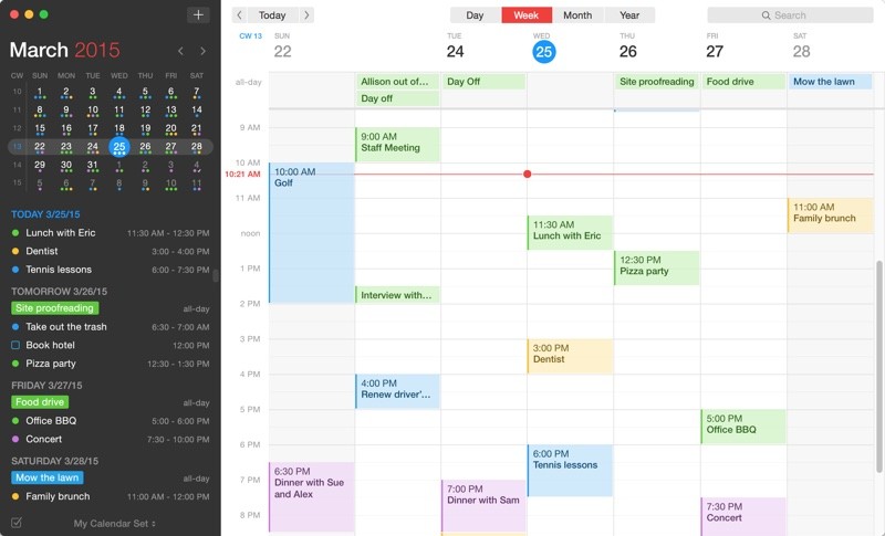 photo of 'Fantastical 2' Launches for Mac With Yosemite-Style Redesign, Full Calendar Window image