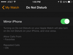 Do Not Disturb Mirroring