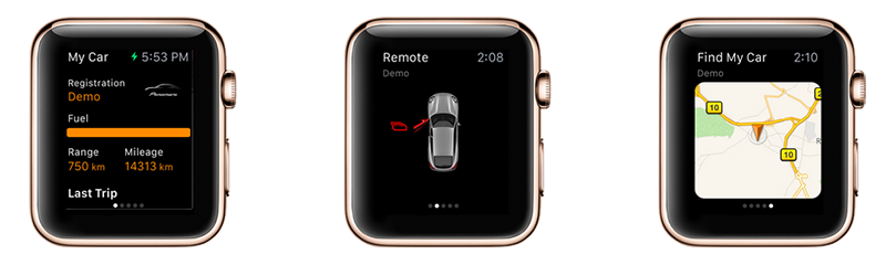 Porsche Apple Watch App