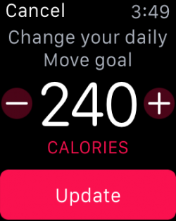 Change your Move Goal Apple Watch