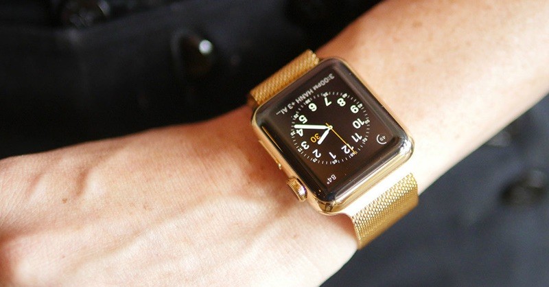 Goldplated Apple Watch