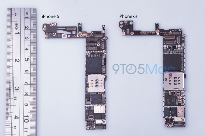 photo of 'iPhone 6s' Logic Board Suggests 16GB Base Model and Updated NFC Hardware image