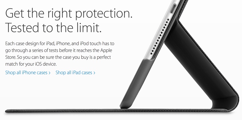 photo of Apple Adds New 'Apple Tested Cases' Page to Online Store image