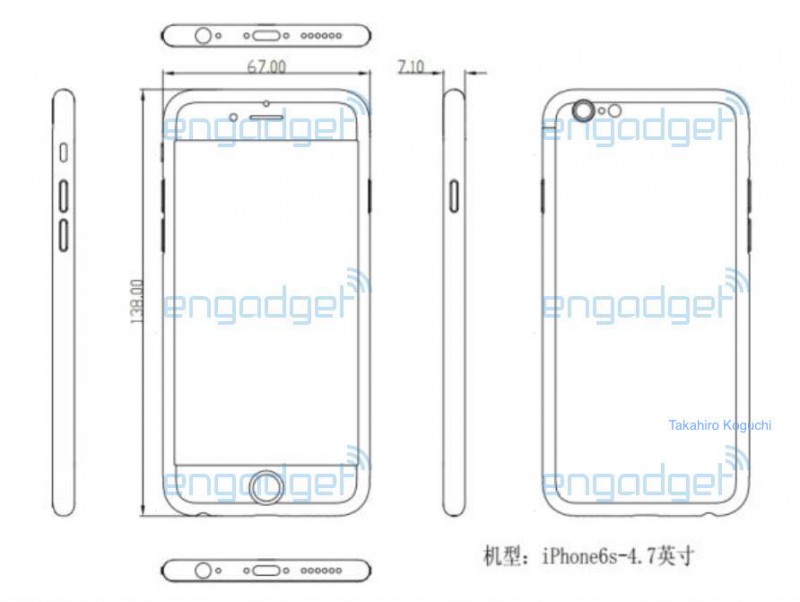 iPhone 6s Schematic Engadget Japan