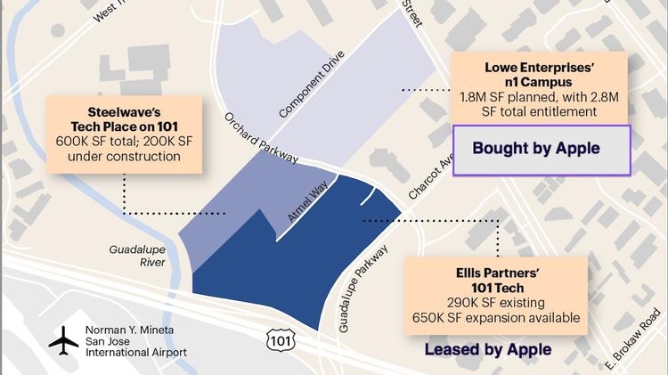 photo of Apple Purchases Massive 43-Acre Development Site in North San Jose image