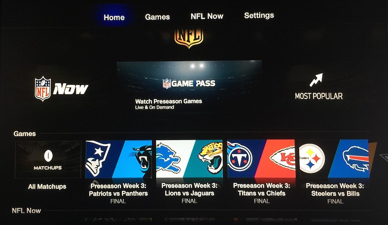 photo of Apple TV Gains Updated NFL Channel With Game Pass Integration image