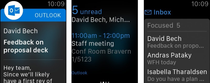 Microsoft Launches 'Outlook' Apple Watch