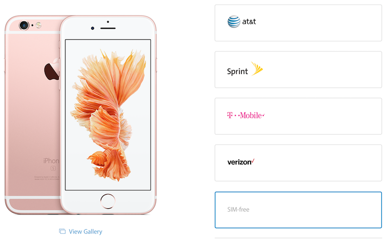 photo of iPhone 6s Now Available SIM-Free in Apple Online Store image