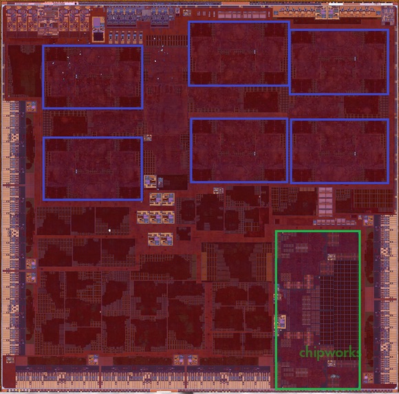 photo of A9X Die Photo From iPad Pro Reveals 12-Cluster Graphics, No L3 Cache image