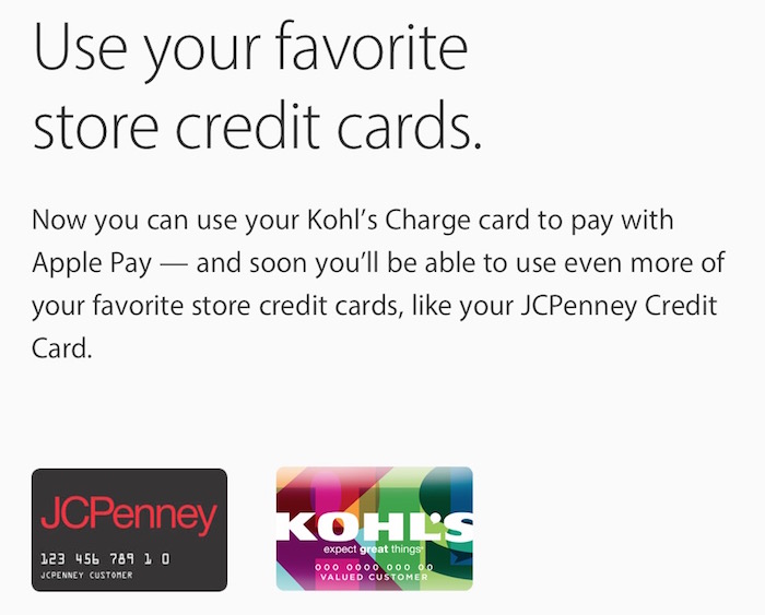 photo of JCPenney Testing Apple Pay Support for Store Cards, Nationwide Rollout Coming in Spring 2016 image