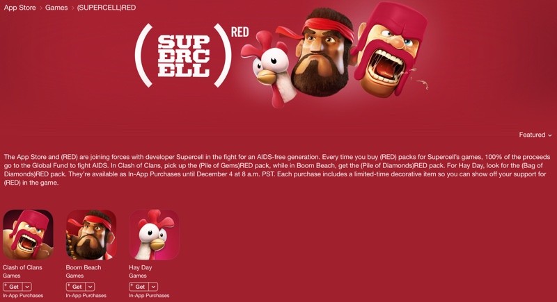 photo of Apple Teams Up With Supercell for 2015 World AIDS Day Campaign image