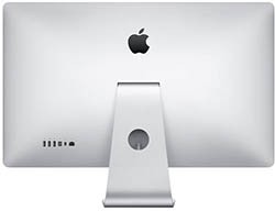 apple mac symbols on back of moitor