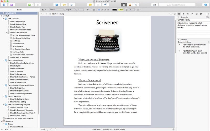 Scrivener mac