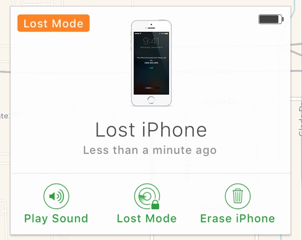 how to find lost iphone with macbook