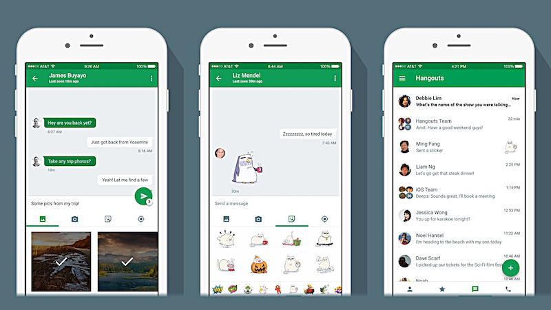 new google hangouts chat support