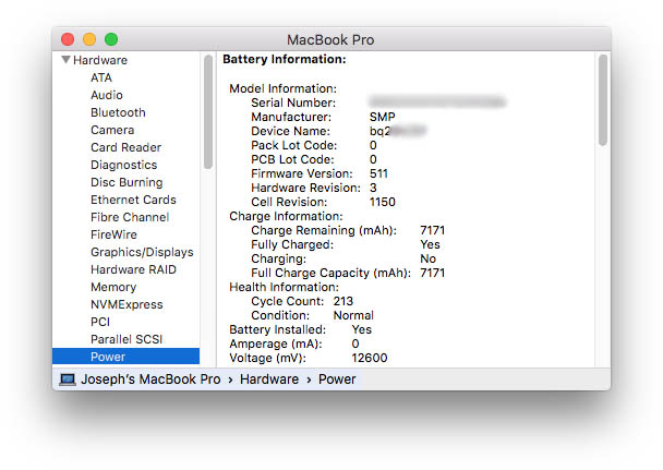 macbook battery tracker