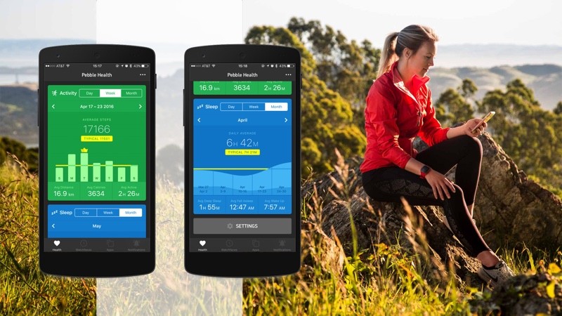 Pebble Time Updated With Health
