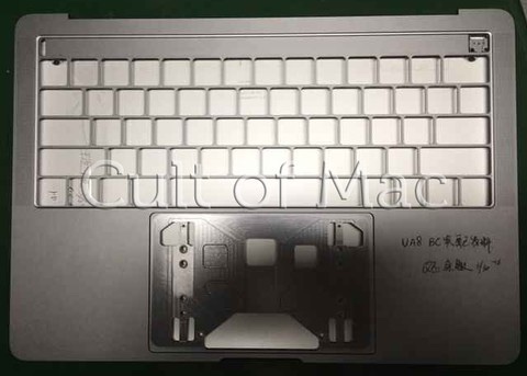 photo of Leaked Photos May Show Upcoming MacBook Pro's Top Case With Space for OLED Touch Panel, Four USB-C Ports image