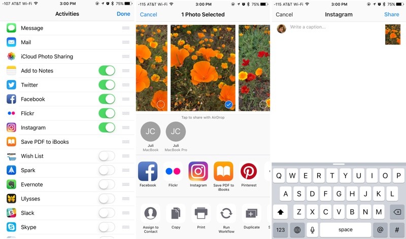 Instagram Updated With Share Sheet