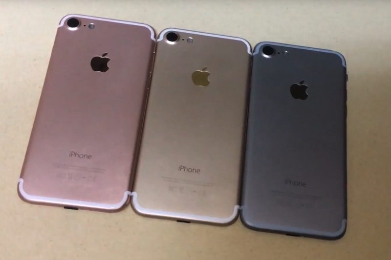 Video Depicts Iphone 7 Mockups In Gold Rose Gold And Space Black