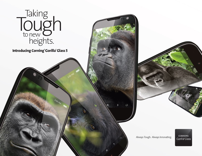 Corning Debuts Gorilla Glass 5 With Improved Drop